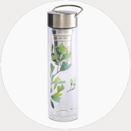 Flowtea Botella con filtro ‘Gingko’