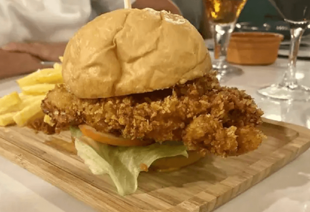 Contramuslo de pollo con panko crujiente
